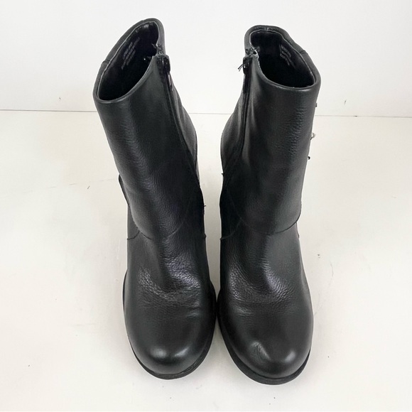 BOC Trapise Ankle Booties Boots Black Leather Side Zip Size 6 / 36.5 - Picture 10 of 16